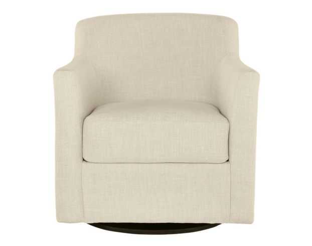 Ashley Bradney Linen Swivel Chair large image number 1