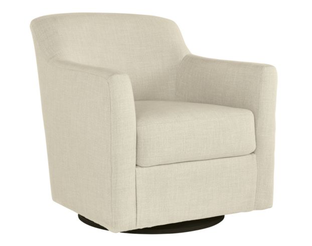 Ashley Bradney Linen Swivel Chair large image number 2