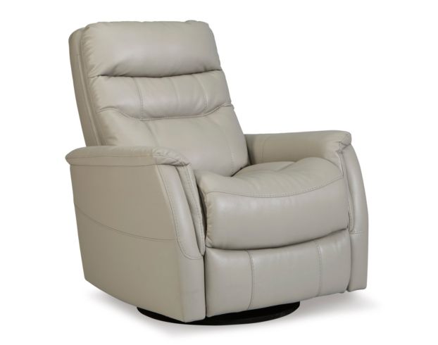 Ashley Riptyme Light Gray Swivel Glider Recliner large image number 1