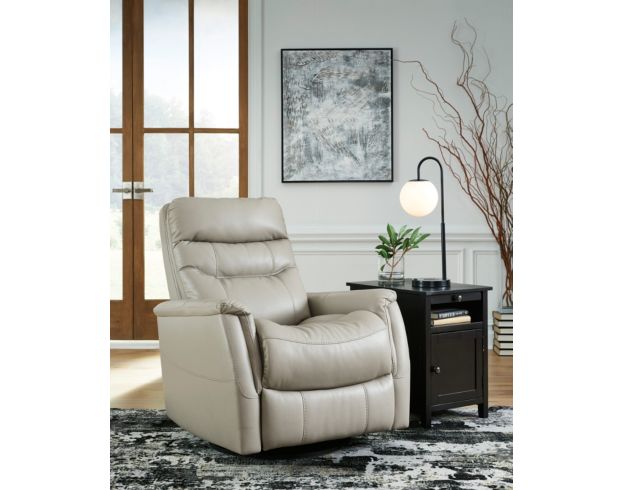 Ashley Riptyme Light Gray Swivel Glider Recliner large image number 5