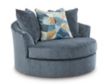 Ashley Maxon Place Navy Oversized Swivel Chair small image number 1