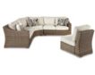 Ashley Beachcroft Sectional with Armless Chair small image number 1