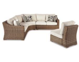 Ashley Beachcroft Sectional with Armless Chair