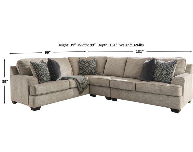 Ashley Bovarian 3-Piece Sectional with Left-Facing Sofa large image number 5
