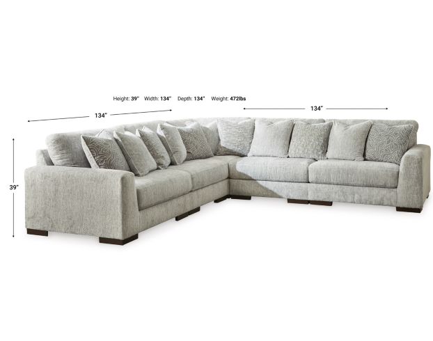 Ashley Regent Park 5-Piece Sectional large image number 10