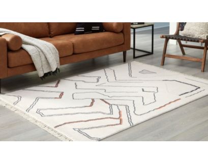 Ashley Cadeworth Washable 5' x 7' Rug