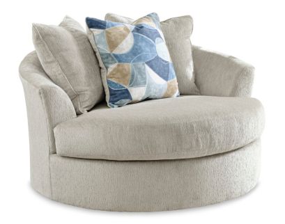 Ashley Maxon Place Stone Oversized Swivel Chair