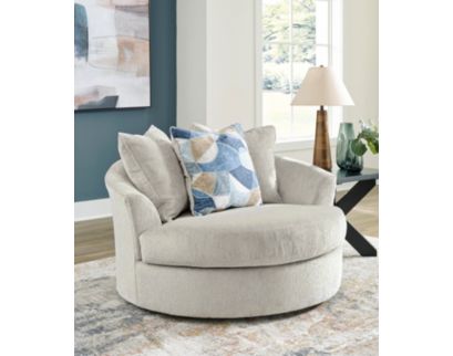 Ashley Maxon Place Stone Oversized Swivel Chair