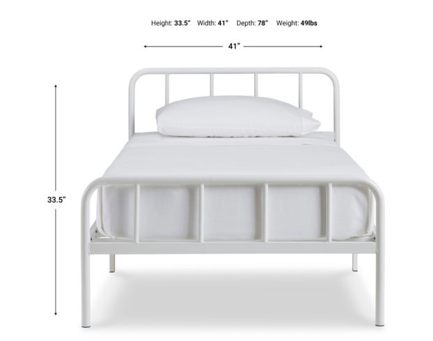 Ashley Trentlore Twin Bed large image number 6
