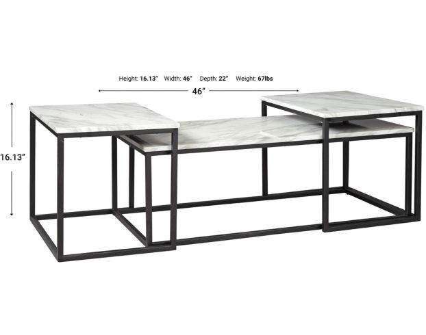 Ashley Donnesta Coffee Table & 2 End Tables large image number 4