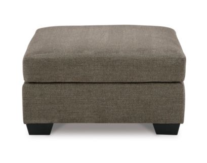 Ashley Mahoney Chocolate Oversized Ottoman