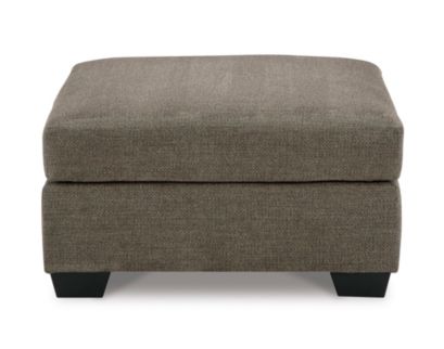 Ashley Mahoney Chocolate Oversized Ottoman