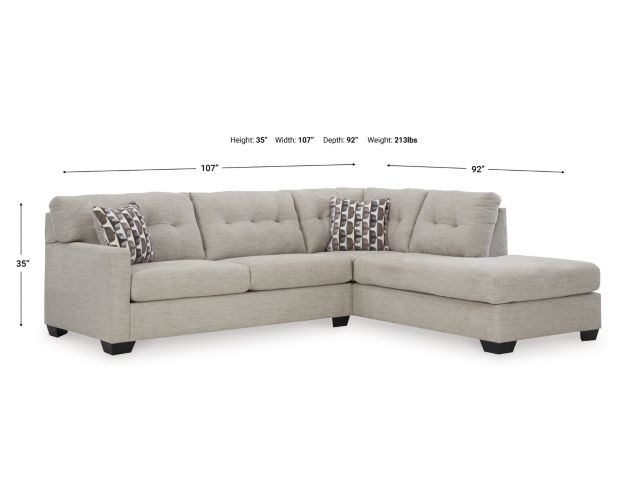 Ashley Mahoney 2-Piece Sectional with Right-Facing Chaise large image number 11