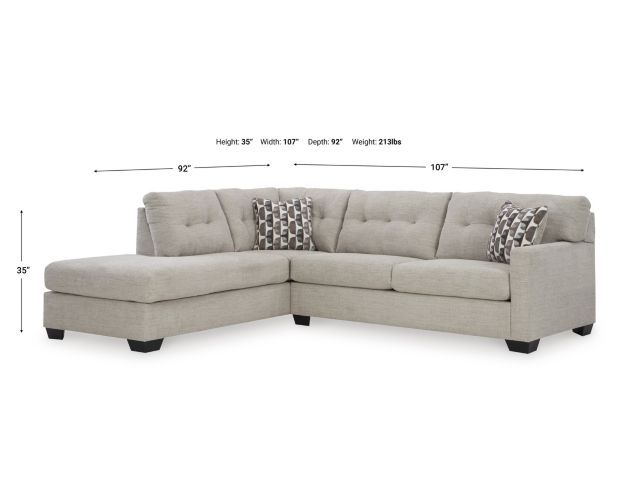 Ashley Mahoney Pebble 2-Piece Sectional With Left Chaise large image number 9