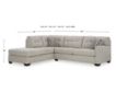 Ashley Mahoney Pebble 2-Piece Sectional With Left Chaise small image number 9