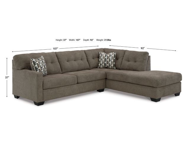 Ashley Mahoney 2-Piece Sectional with Right-Facing Chaise large image number 13