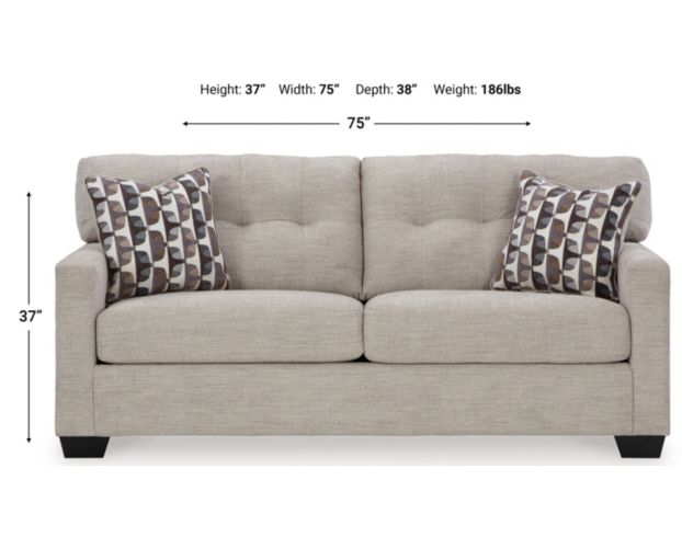 Ashley Mahoney Pebble Full Sleeper Sofa large image number 5