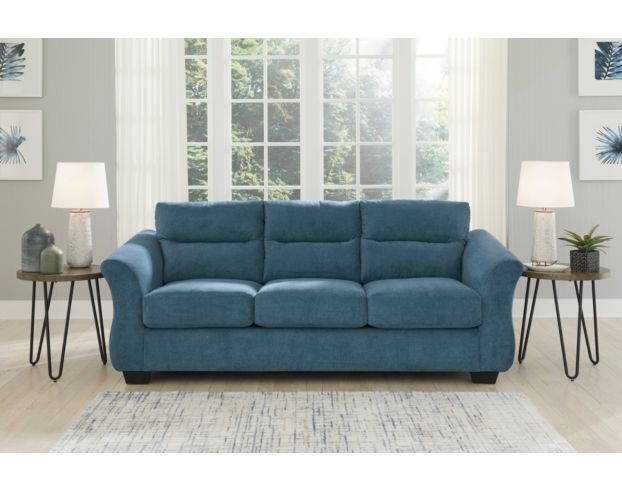 Ashley Miravel Indigo Sofa large image number 6