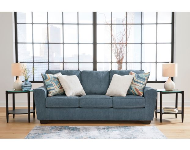 Ashley Cashton Blue Sofa large image number 8