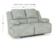Ashley McClelland Reclining Loveseat small image number 6