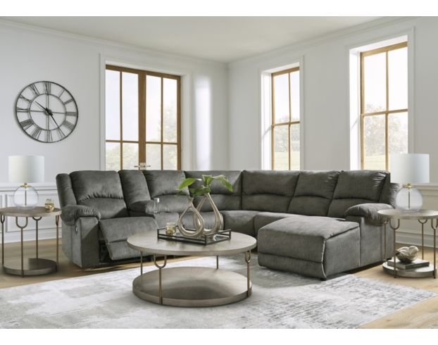 Ashley Benlocke 6-Piece Reclining Sectional with Chaise large image number 2