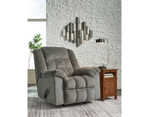 Grey best sale rocker recliner