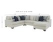 Ashley Lowder 4-Piece Sectional with Right-Facing Chaise small image number 7