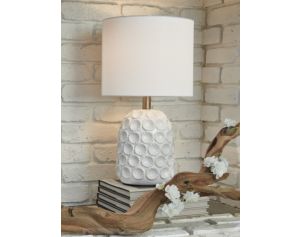 Ashley Moorbank White Table Lamp