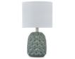Ashley Moorbank Teal Table Lamp small image number 1