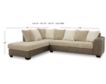 Ashley Keskin 2-Piece Sectional With Left-Facing Chaise small image number 10