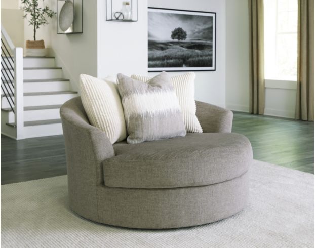 Ashley Creswell Oversized Swivel Chair large image number 4