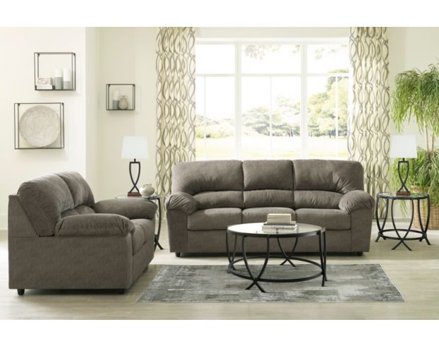 Ashley furniture deals green sofa