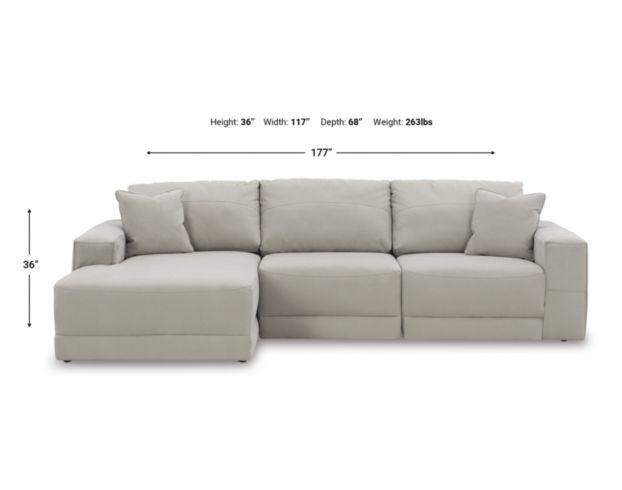Ashley Next-Gen Gaucho 3-Piece Left-Facing Sectional large image number 11