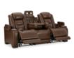 Ashley Man-Den Leather Power Reclining Sofa small image number 2