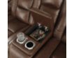 Ashley Man-Den Leather Power Recline Console Loveseat small image number 4