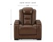 Ashley Man-Den Leather Power Recliner small image number 10