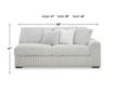 Ashley Stupendous Alloy Gray 4-Piece Sectional small image number 20