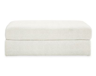 Ashley Karinne Linen Oversized Ottoman