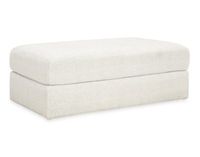 Ashley Karinne Linen Oversized Ottoman