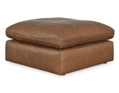 Ashley Emilia Oversized Leather Ottoman