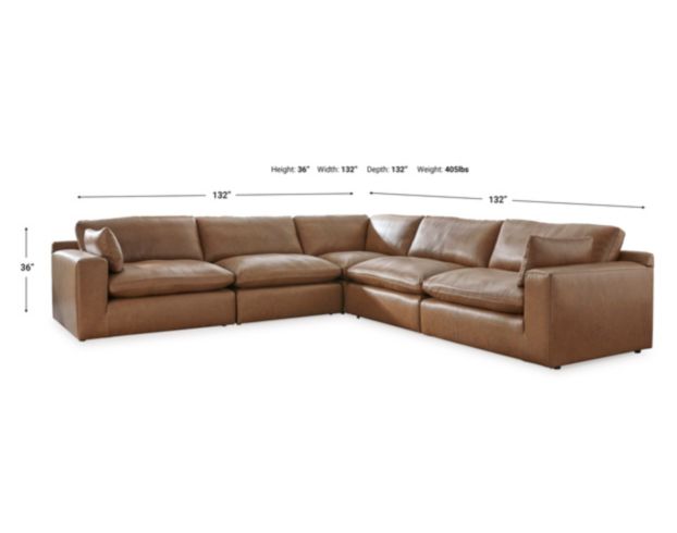 Ashley l deals shaped couch