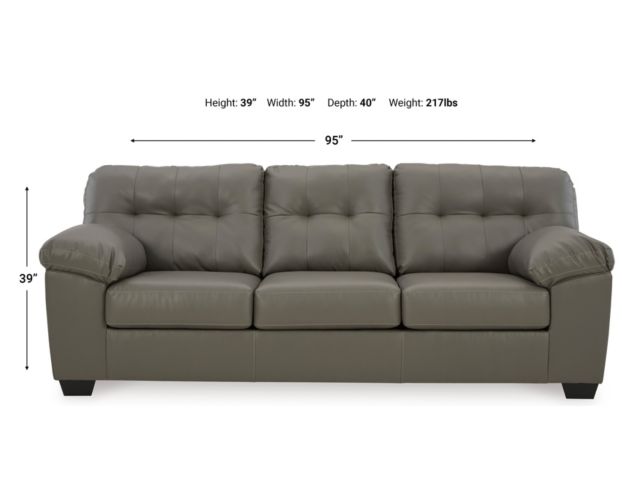 Ashley Donlen Gray Queen Sleeper Sofa large image number 6