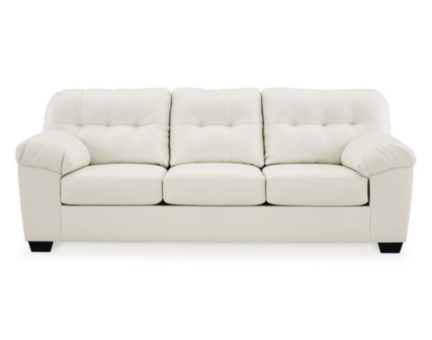 Ashley Donlen White Queen Sleeper Sofa large image number 1