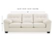 Ashley Donlen White Queen Sleeper Sofa small image number 6