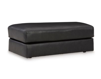 Ashley Amiata Leather Ottoman