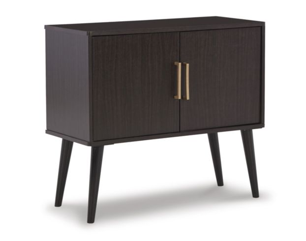 Ashley Orinfield Dark Brown Accent Cabinet large image number 1
