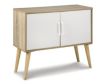 Ashley Orinfield Natural/White Accent Cabinet small image number 1