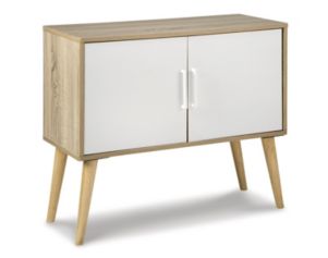 Ashley Orinfield Natural/White Accent Cabinet