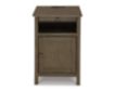 Ashley Treytown Gray/Brown Chairside Table small image number 1