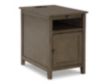 Ashley Treytown Gray/Brown Chairside Table small image number 2